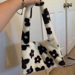fluffy flower bag